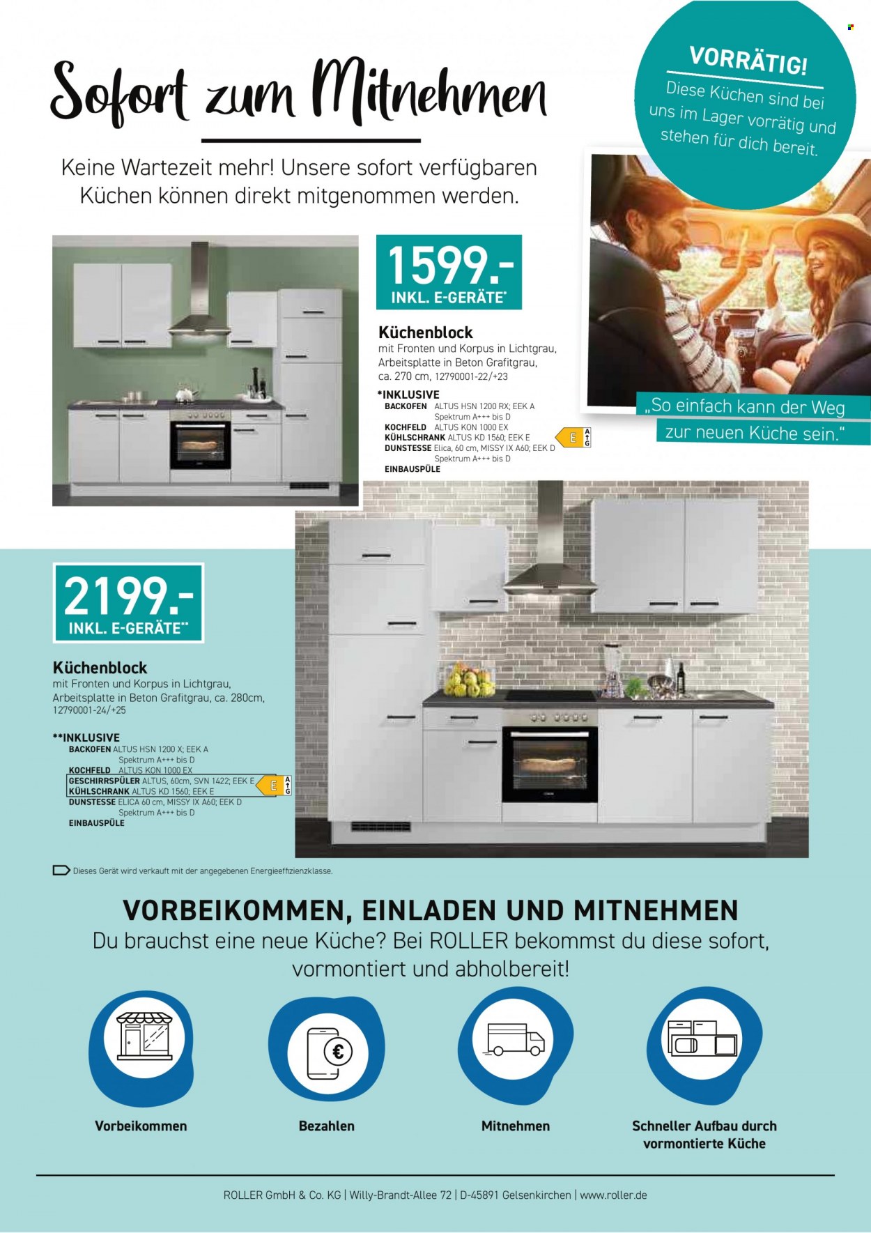 thumbnail - Prospekte Roller - 20.12.2023 - 30.06.2024 - Produkte in Aktion - Spülmaschine, Kühlschrank, Roller, Küchenblock. Seite 28.