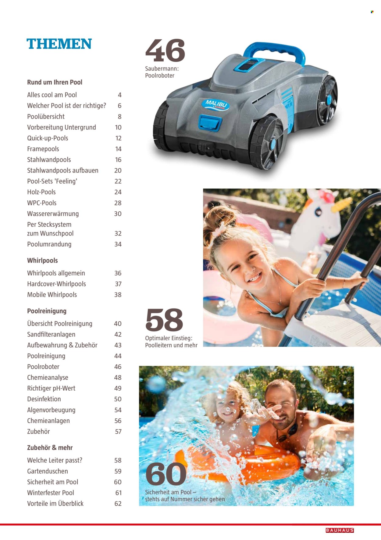 thumbnail - Prospekte Bauhaus - 25.02.2024 - 30.06.2024 - Produkte in Aktion - Holz, Pool, Poolreinigung, Poolbodensauger, Outdoor Whirlpool. Seite 3.