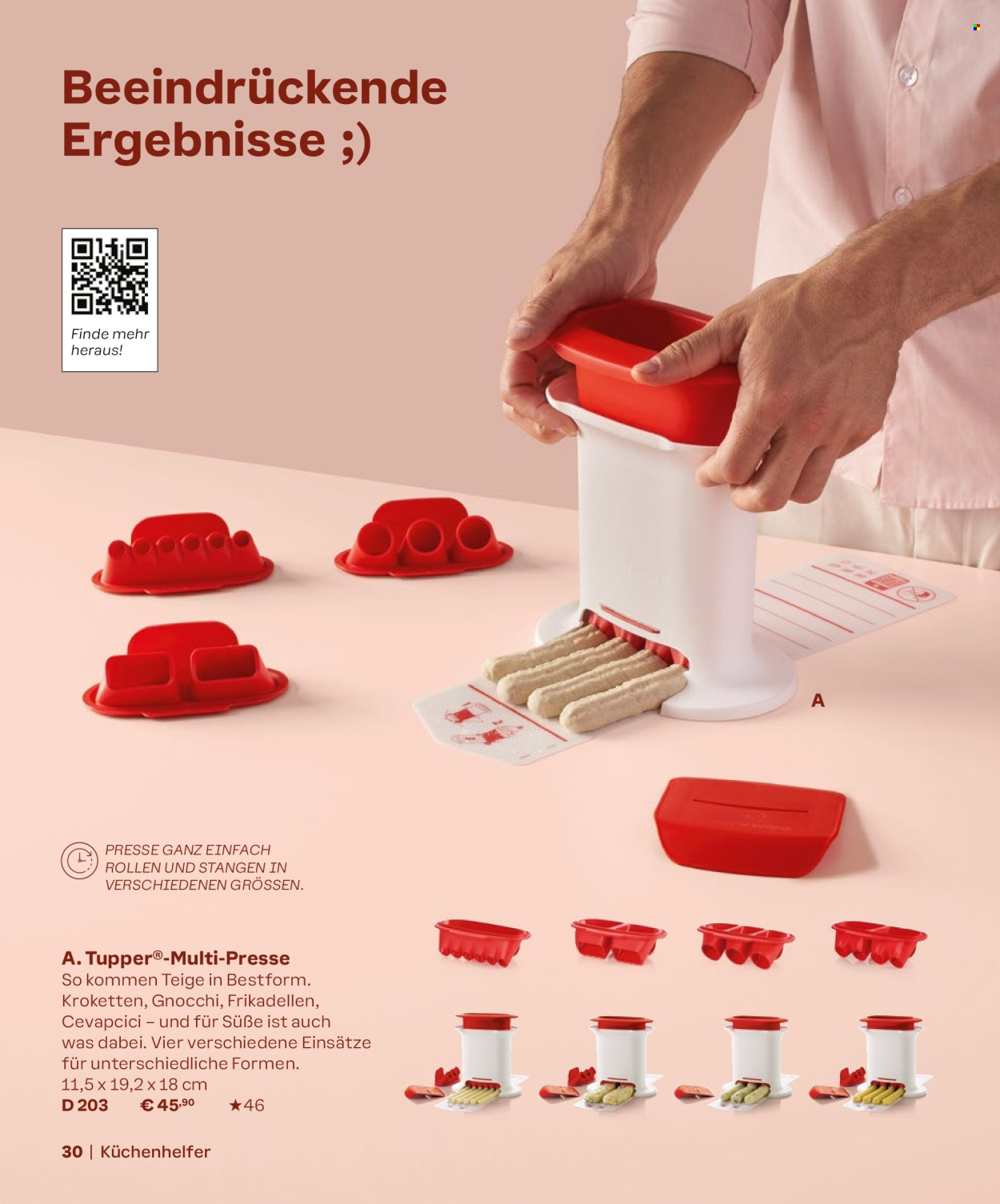 thumbnail - Prospekte Tupperware - Produkte in Aktion - Küchenhelfer. Seite 30.
