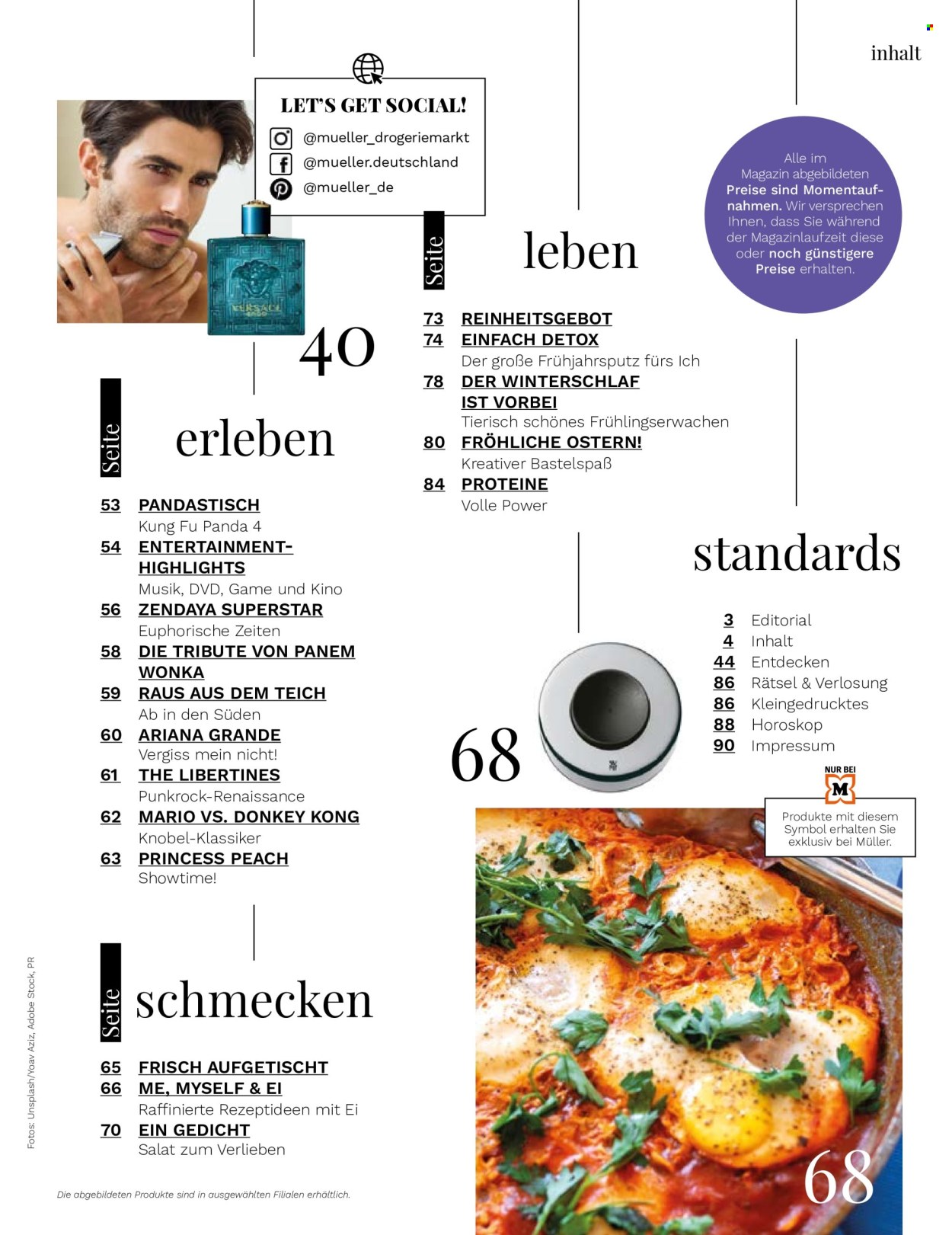 thumbnail - Prospekte Müller - 1.03.2024 - 30.04.2024 - Produkte in Aktion - Salat, DVD. Seite 5.