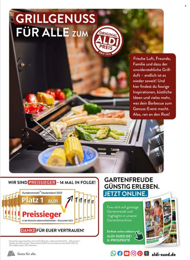 thumbnail - Prospekte ALDI SÜD - Produkte in Aktion - Grill. Seite 2.