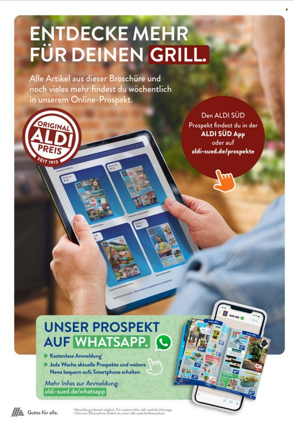 thumbnail - Prospekte ALDI SÜD - Produkte in Aktion - Smartphone, Grill. Seite 16.