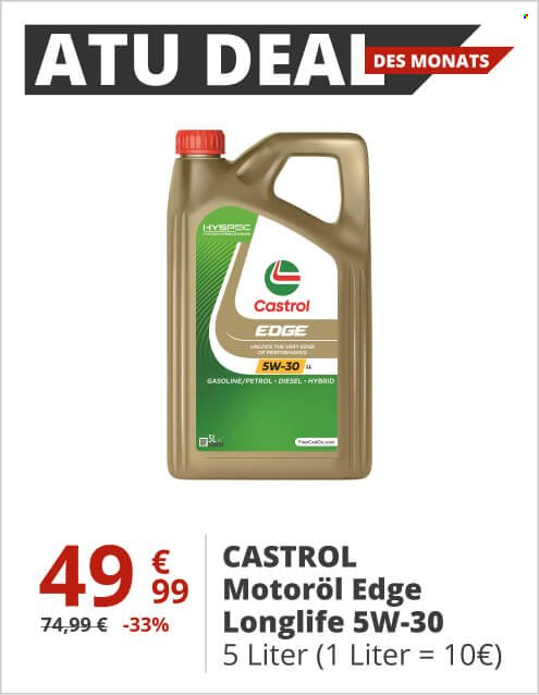 thumbnail - Prospekte A.T.U - Produkte in Aktion - Diesel, Motoröl. Seite 2.