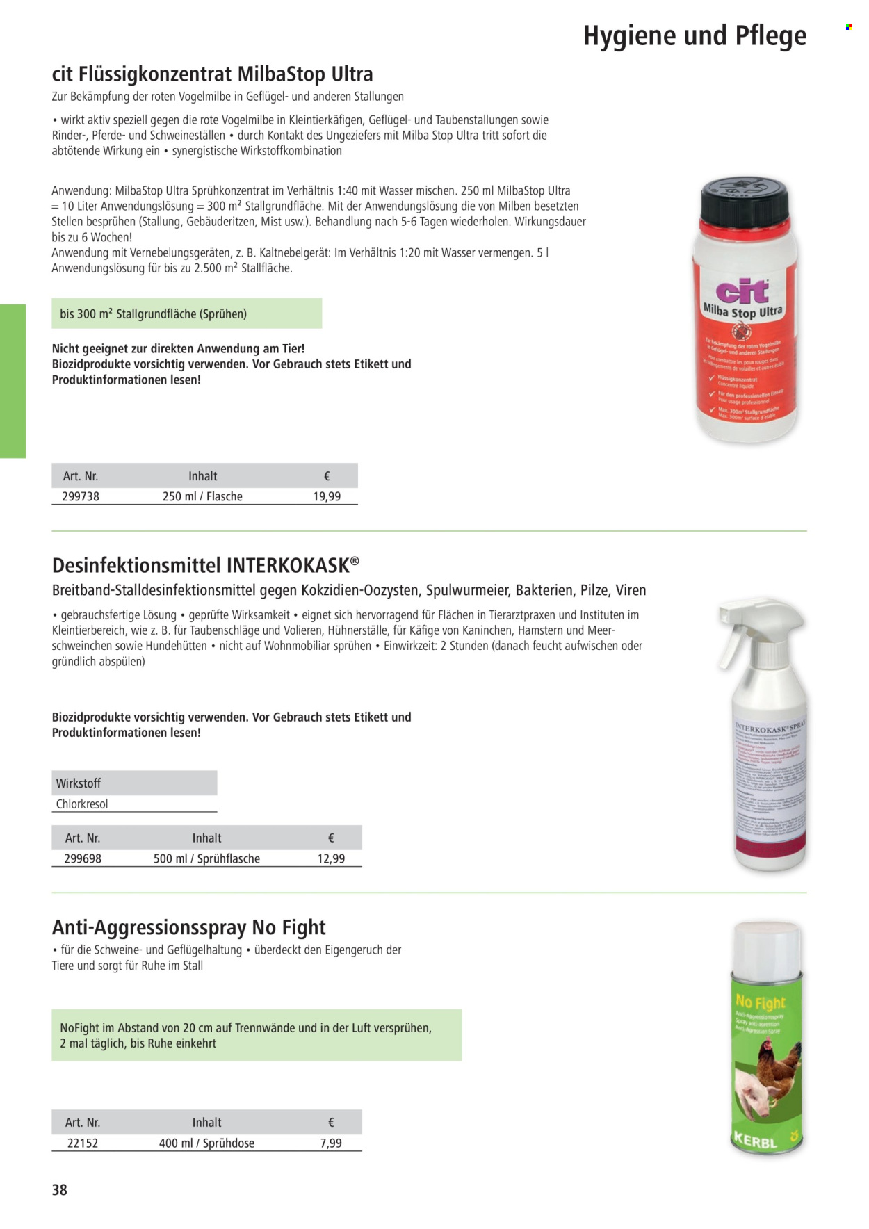 thumbnail - Prospekte Raiffeisen-Markt - Produkte in Aktion - Sprühflasche. Seite 40.