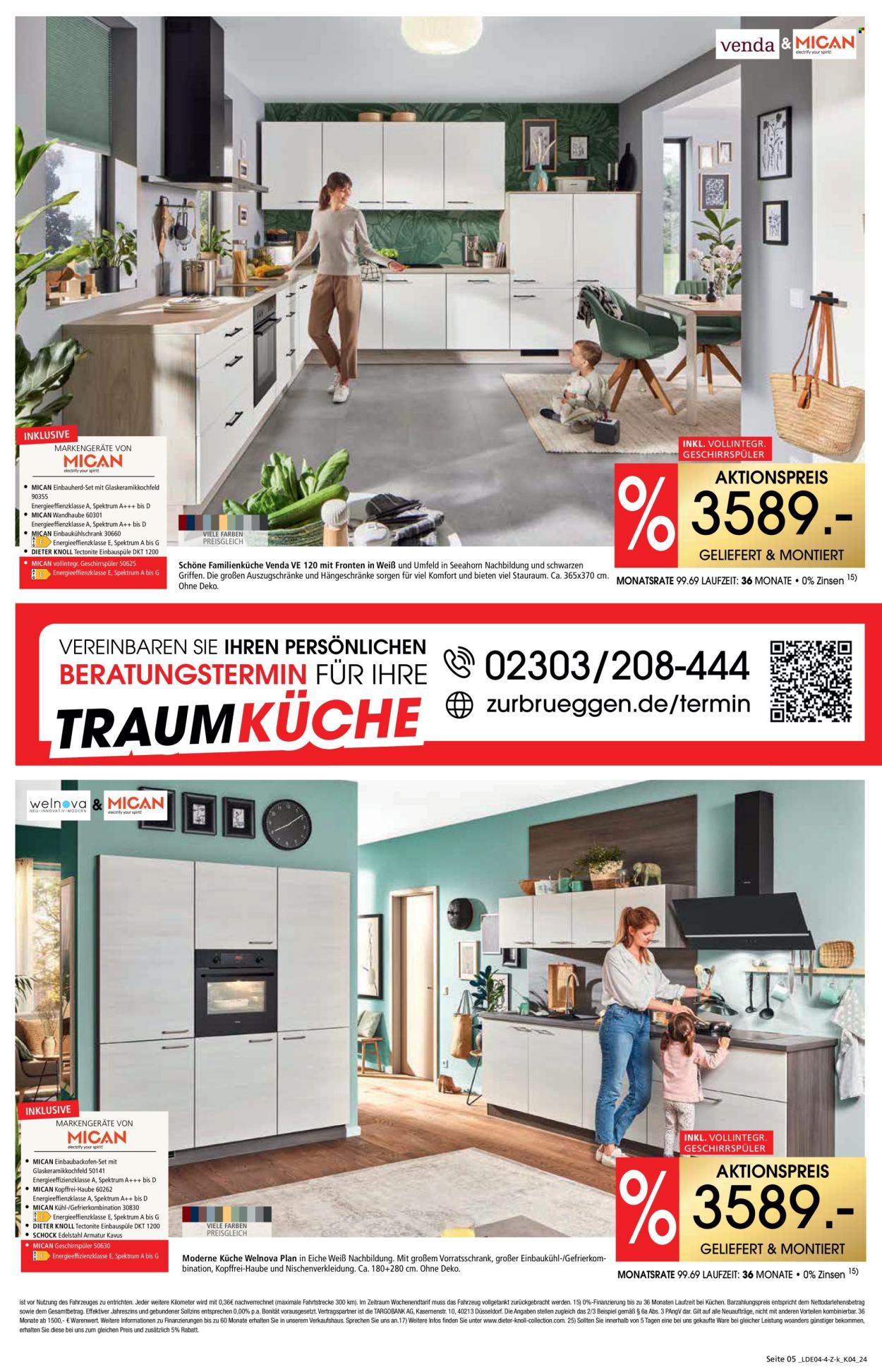 thumbnail - Prospekte Zurbrüggen - 7.04.2024 - 25.05.2024 - Produkte in Aktion - Küchen. Seite 5.