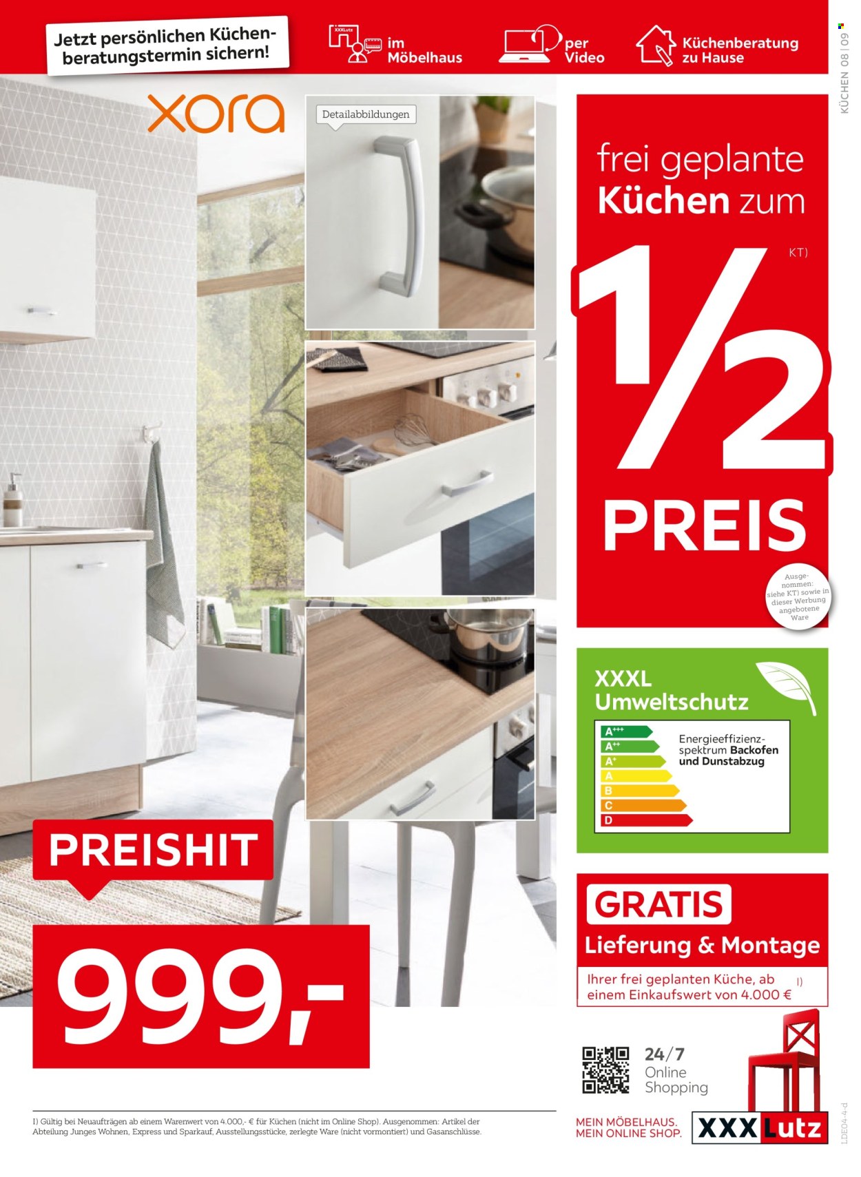 thumbnail - Prospekte XXXLutz - 14.04.2024 - 5.05.2024 - Produkte in Aktion - Küchen. Seite 9.