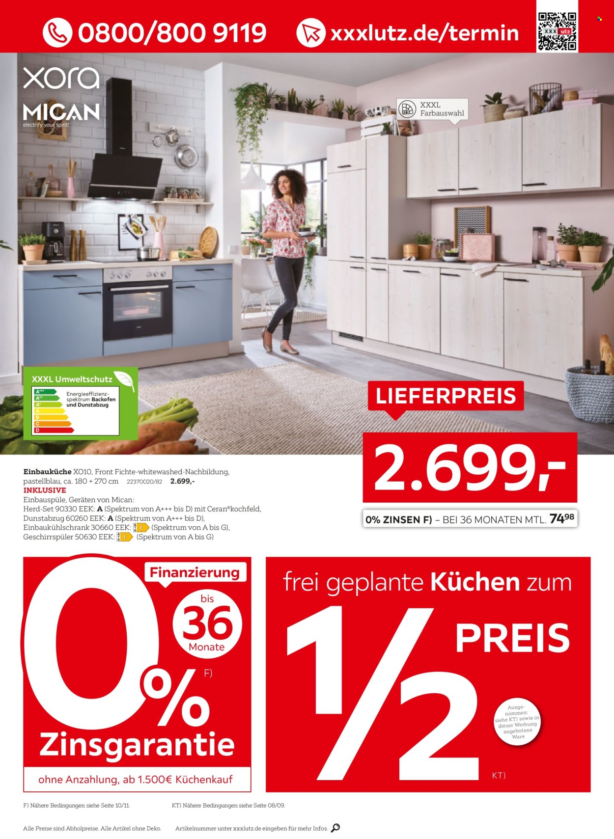 thumbnail - Prospekte XXXLutz - 14.04.2024 - 5.05.2024 - Produkte in Aktion - Spektrum, Küchen. Seite 12.