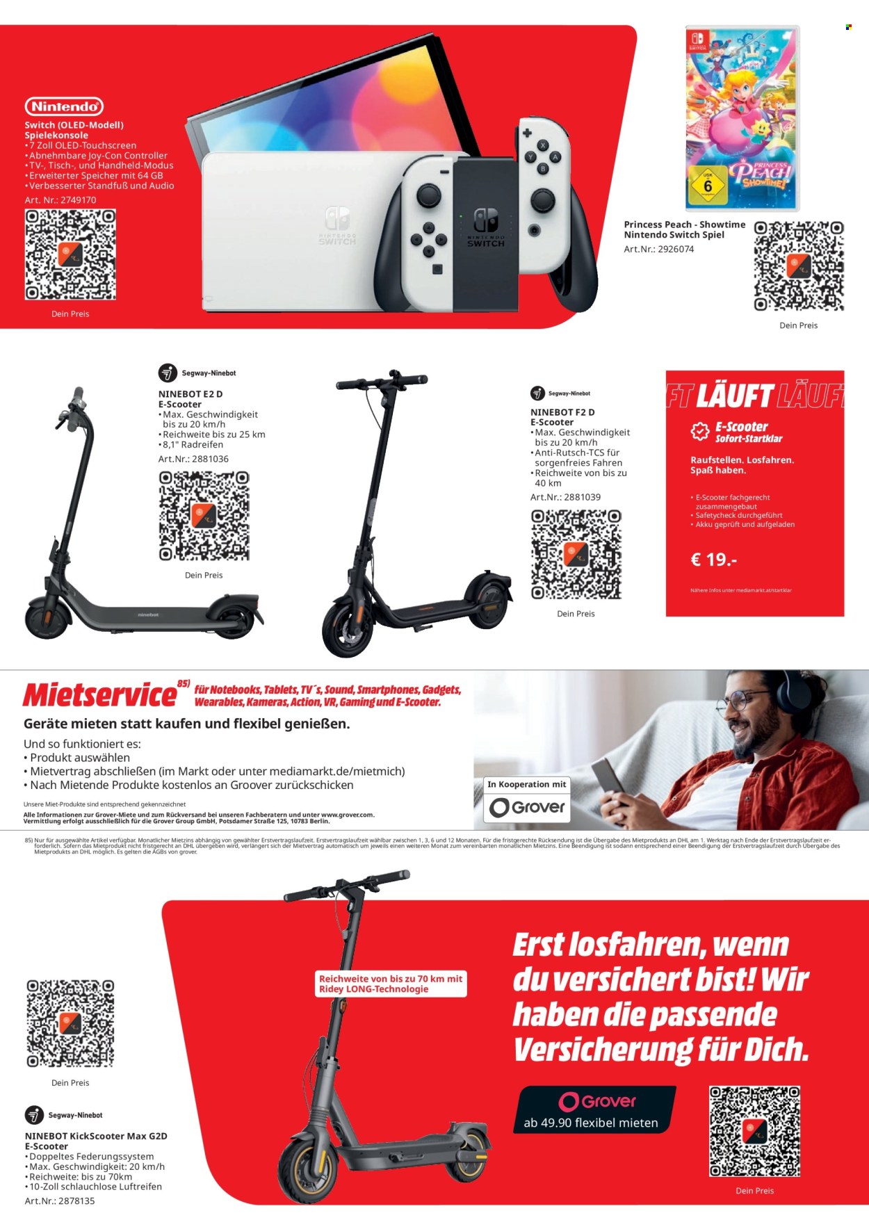 thumbnail - Prospekte MediaMarkt - 18.04.2024 - 23.05.2024 - Produkte in Aktion - Laptop, Nintendo, Spielkonsole, Nintendo Switch, Roller, Elektroroller. Seite 3.