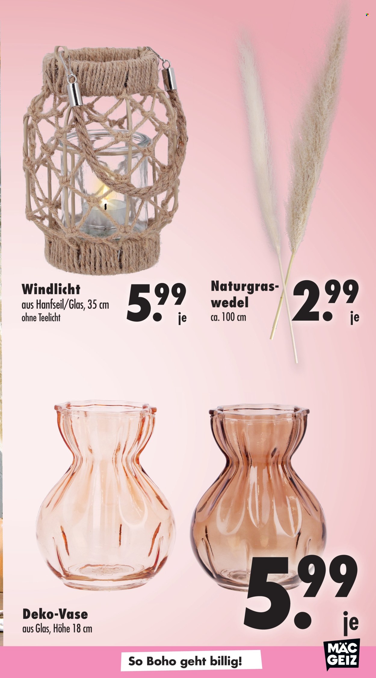 thumbnail - Prospekte Mäc-Geiz - 29.04.2024 - 5.05.2024 - Produkte in Aktion - Windlicht, Vase. Seite 11.