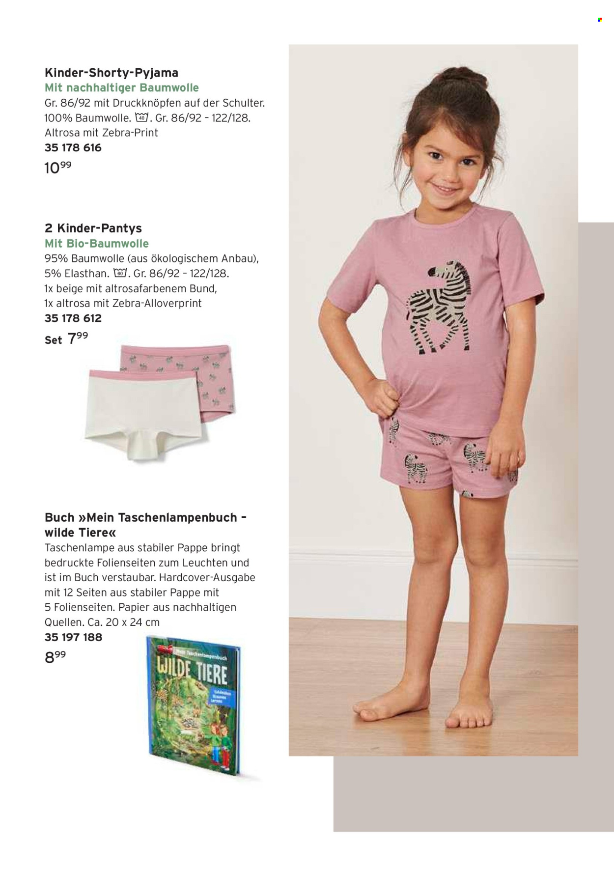 thumbnail - Prospekte Tchibo - Produkte in Aktion - Pyjama, Shorty, Kinder Pyjama, Socken, Taschenlampe. Seite 18.