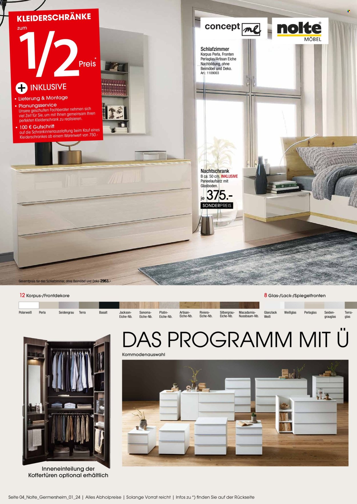 thumbnail - Prospekte Zurbrüggen - 27.04.2024 - 31.05.2024 - Produkte in Aktion - Kleiderschrank. Seite 4.