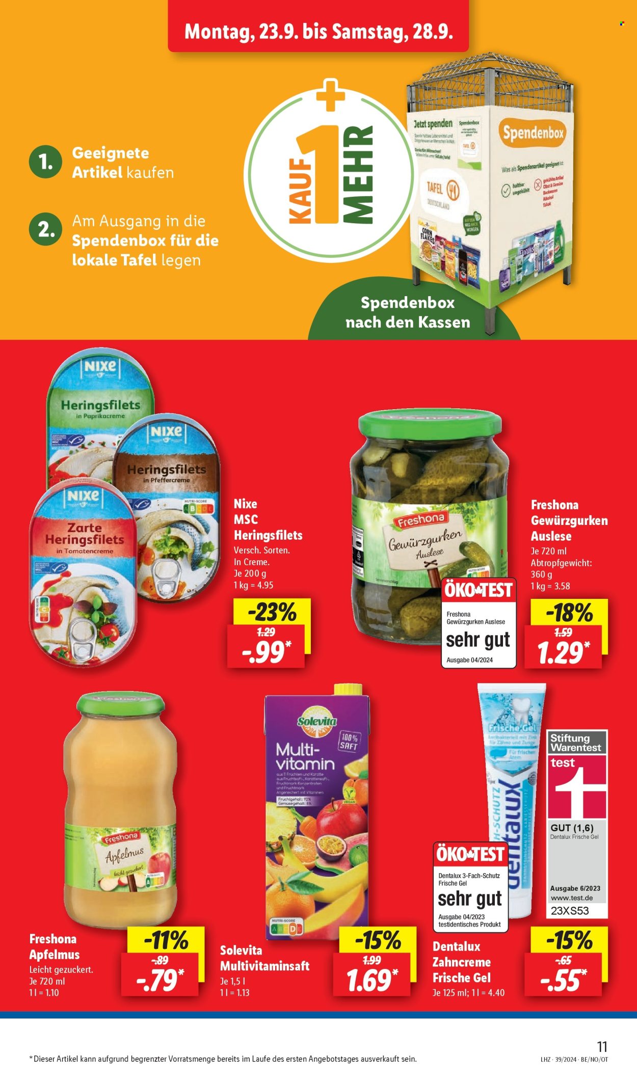 Prospekte Lidl - 23.09.2024 - 28.09.2024. Seite 15