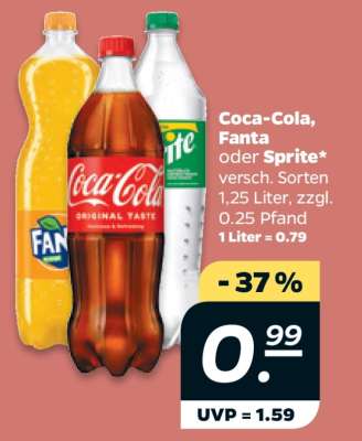 Coca-Cola, Fanta oder Sprite