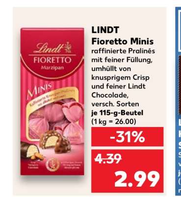 LINDT Fioretto Minis