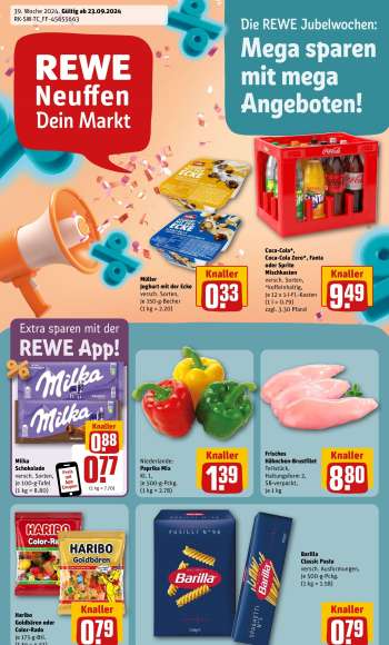 Prospekte REWE - 23.09.2024 - 28.09.2024.