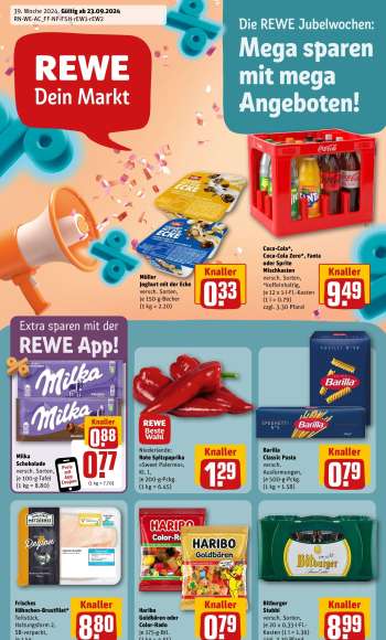 Prospekte REWE - 23.09.2024 - 28.09.2024.