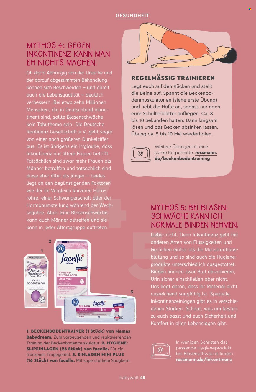Rossmann Prospekte . Seite 1