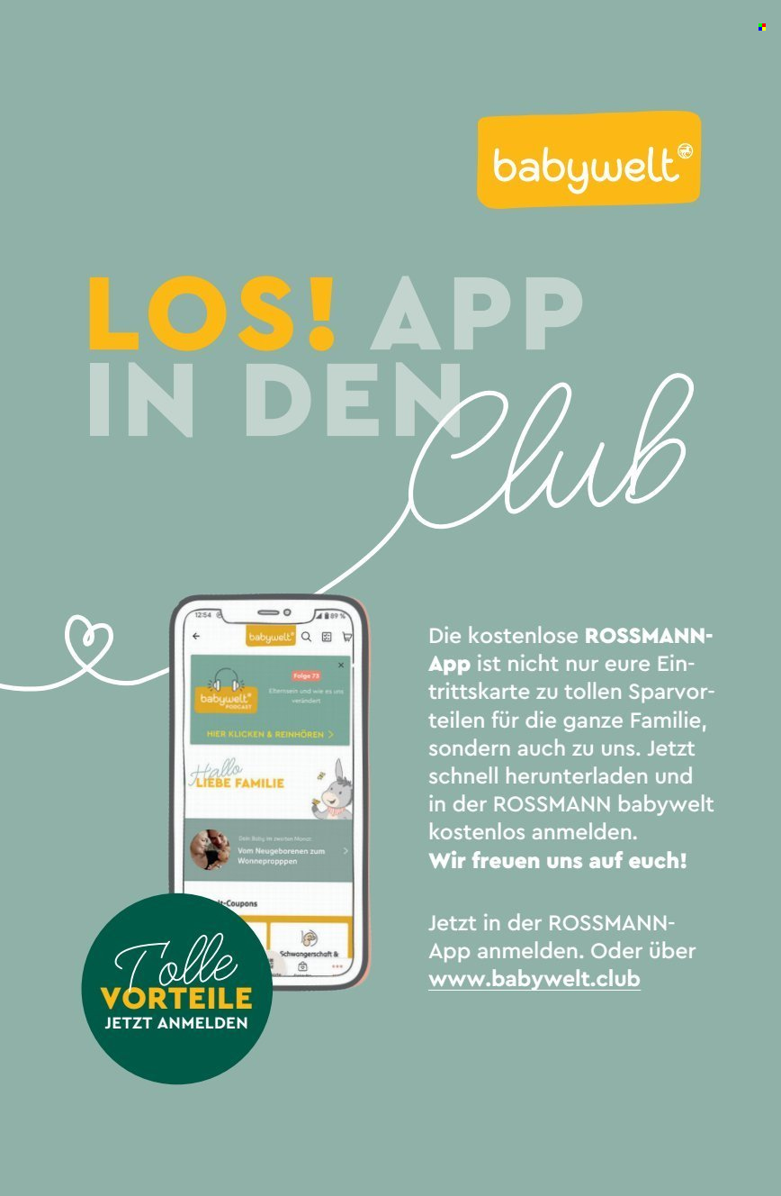 Rossmann Prospekte . Seite 1