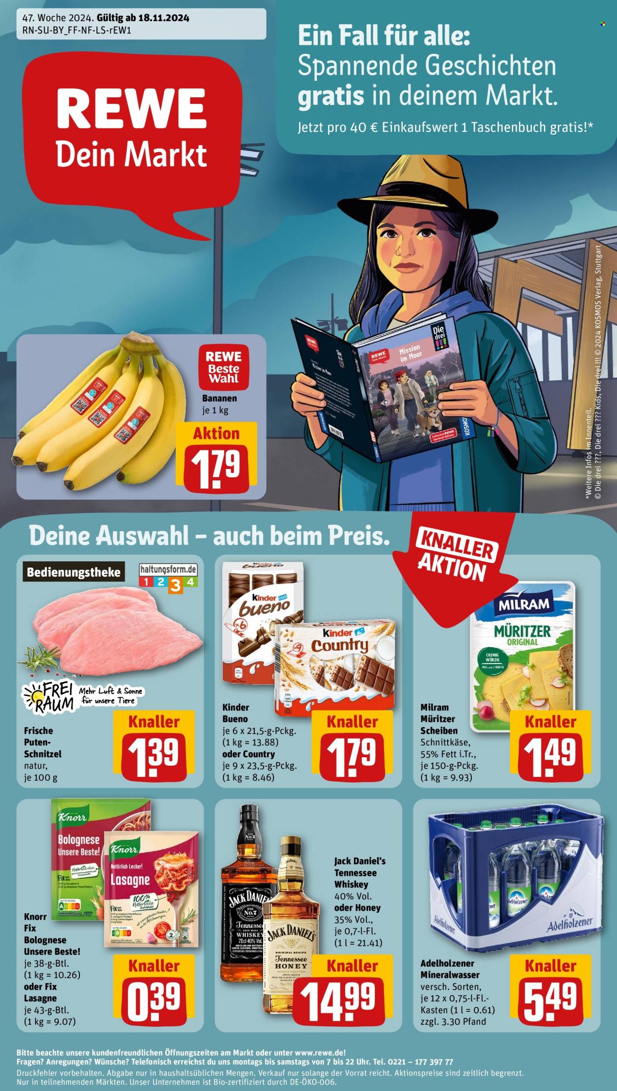 Leták REWE - 18.11.2024 - 23.11.2024. Strana 1