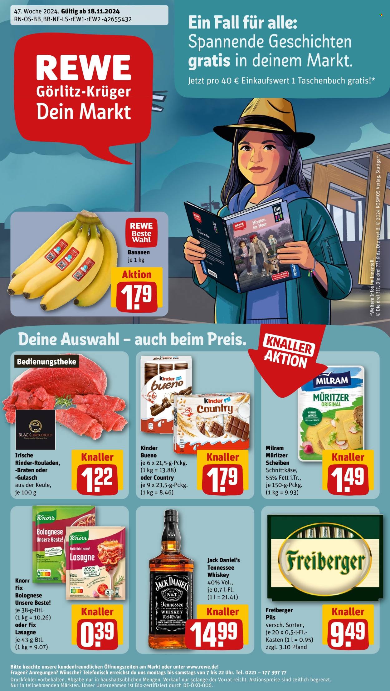 Leták REWE - 18.11.2024 - 23.11.2024. Strana 1