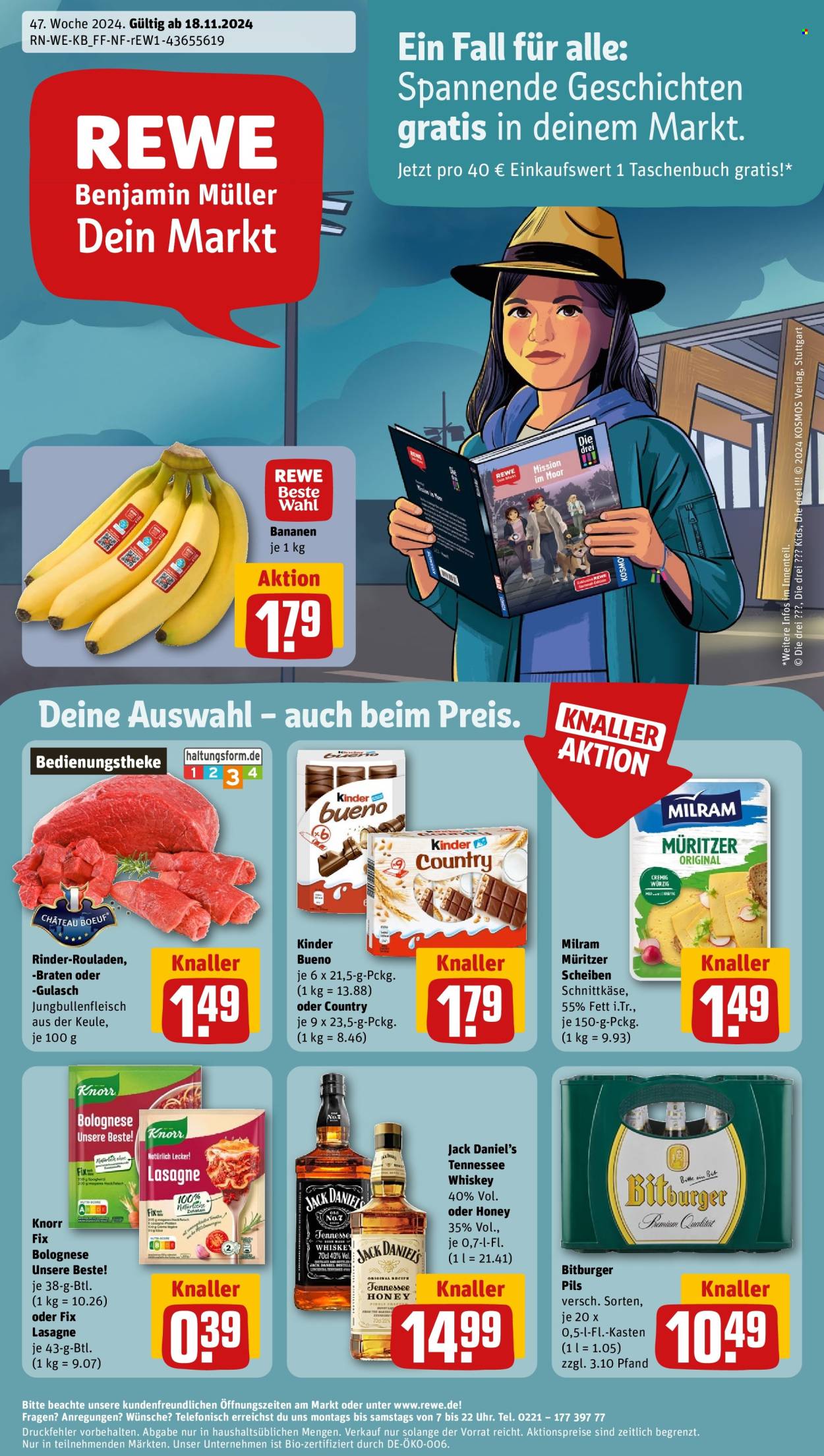 Leták REWE - 18.11.2024 - 23.11.2024. Strana 1