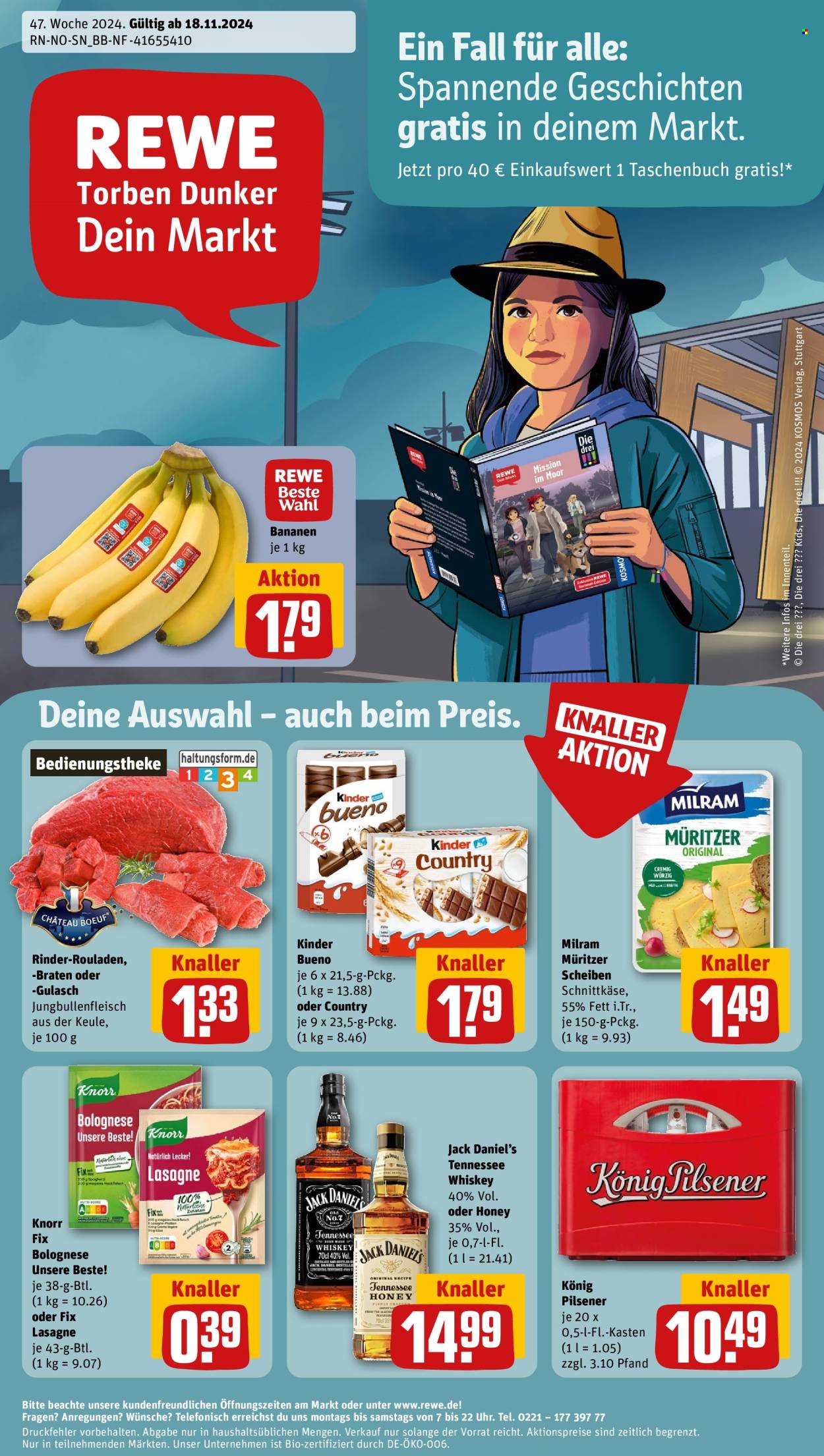 Leták REWE - 18.11.2024 - 23.11.2024. Strana 1