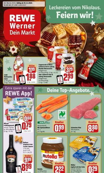 Leták REWE - 25.11.2024 - 30.11.2024.