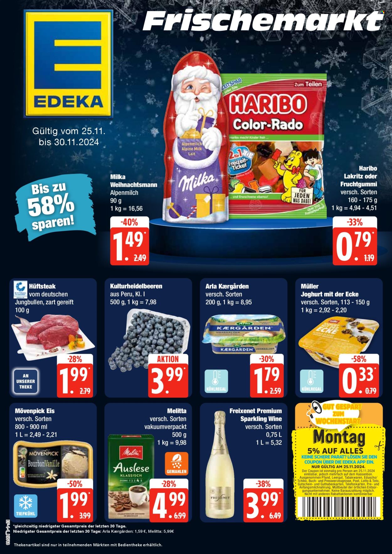 Leták Edeka - 25.11.2024 - 30.11.2024. Strana 1