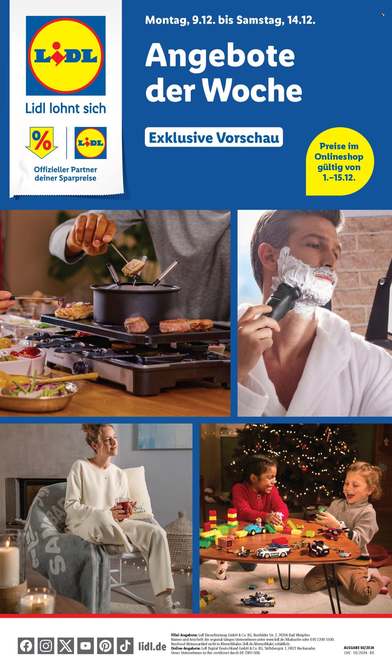 Leták Lidl - 9.12.2024 - 14.12.2024. Strana 1