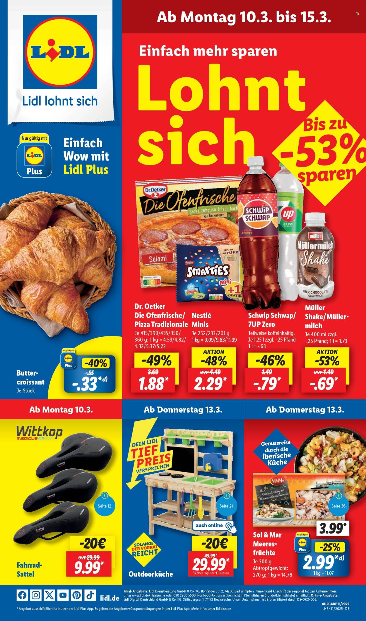 Leták Lidl - 10.3.2025 - 15.3.2025. Strana 1