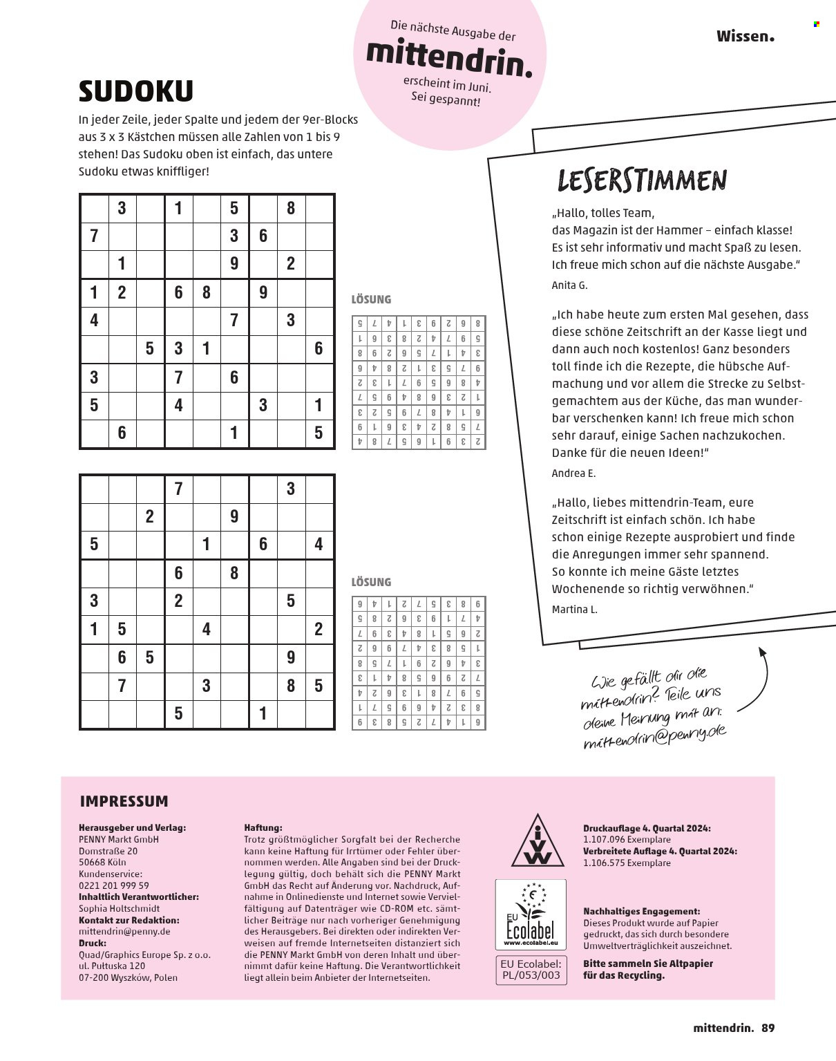 Penny Prospekte . Seite 1