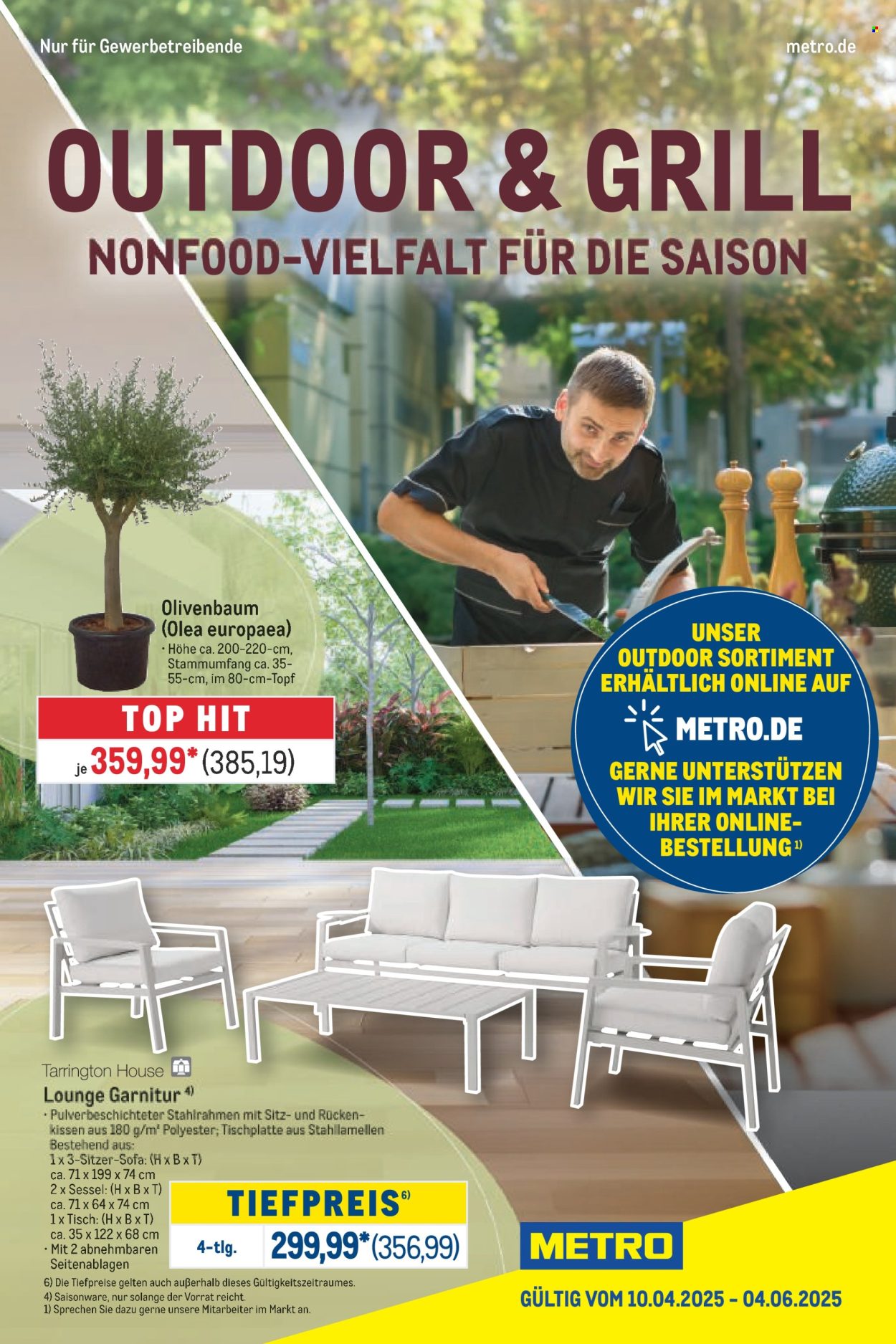 Metro Prospekte  - 10.04.2025 - 4.06.2025. Seite 1