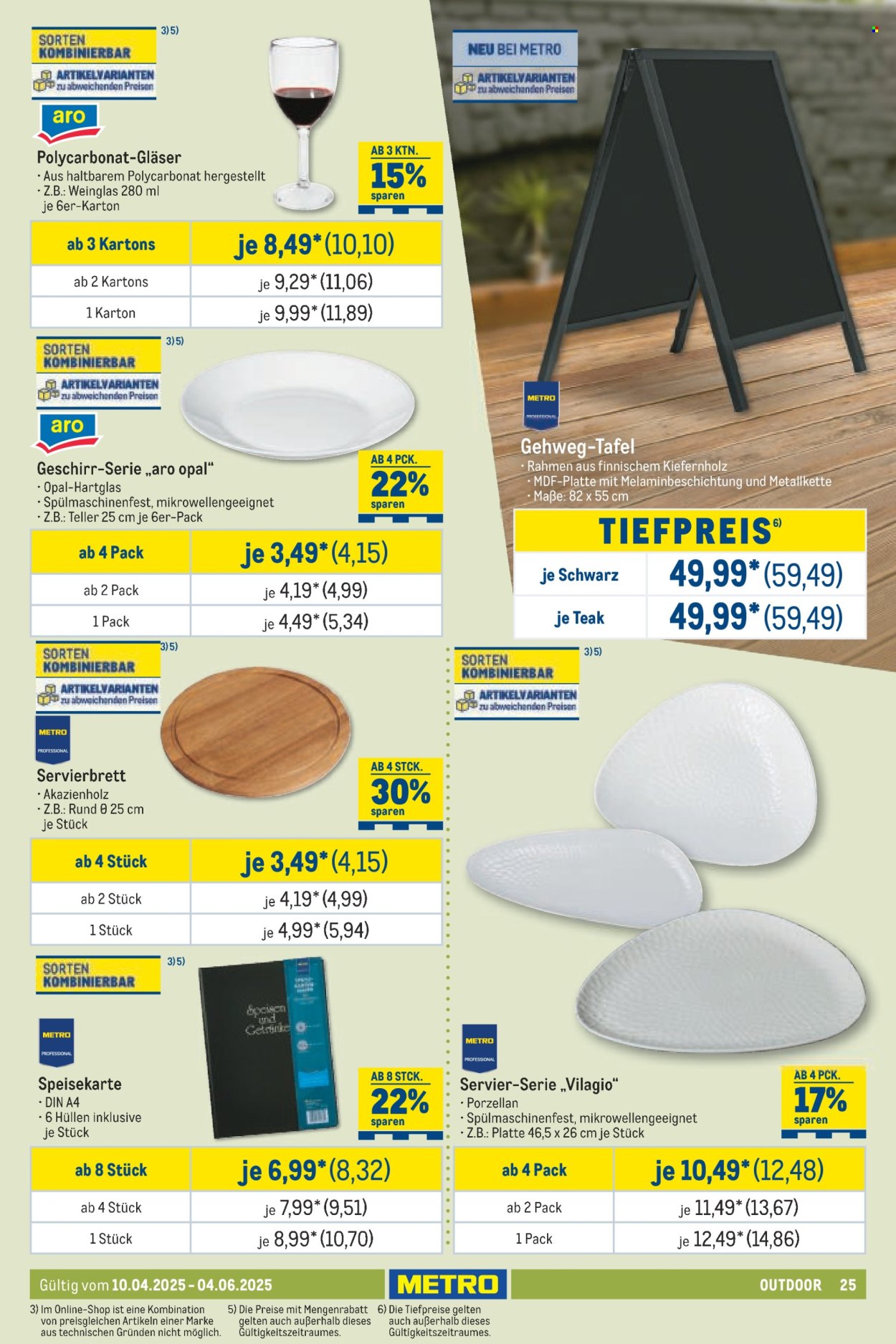 Metro Prospekte  - 10.04.2025 - 4.06.2025. Seite 1