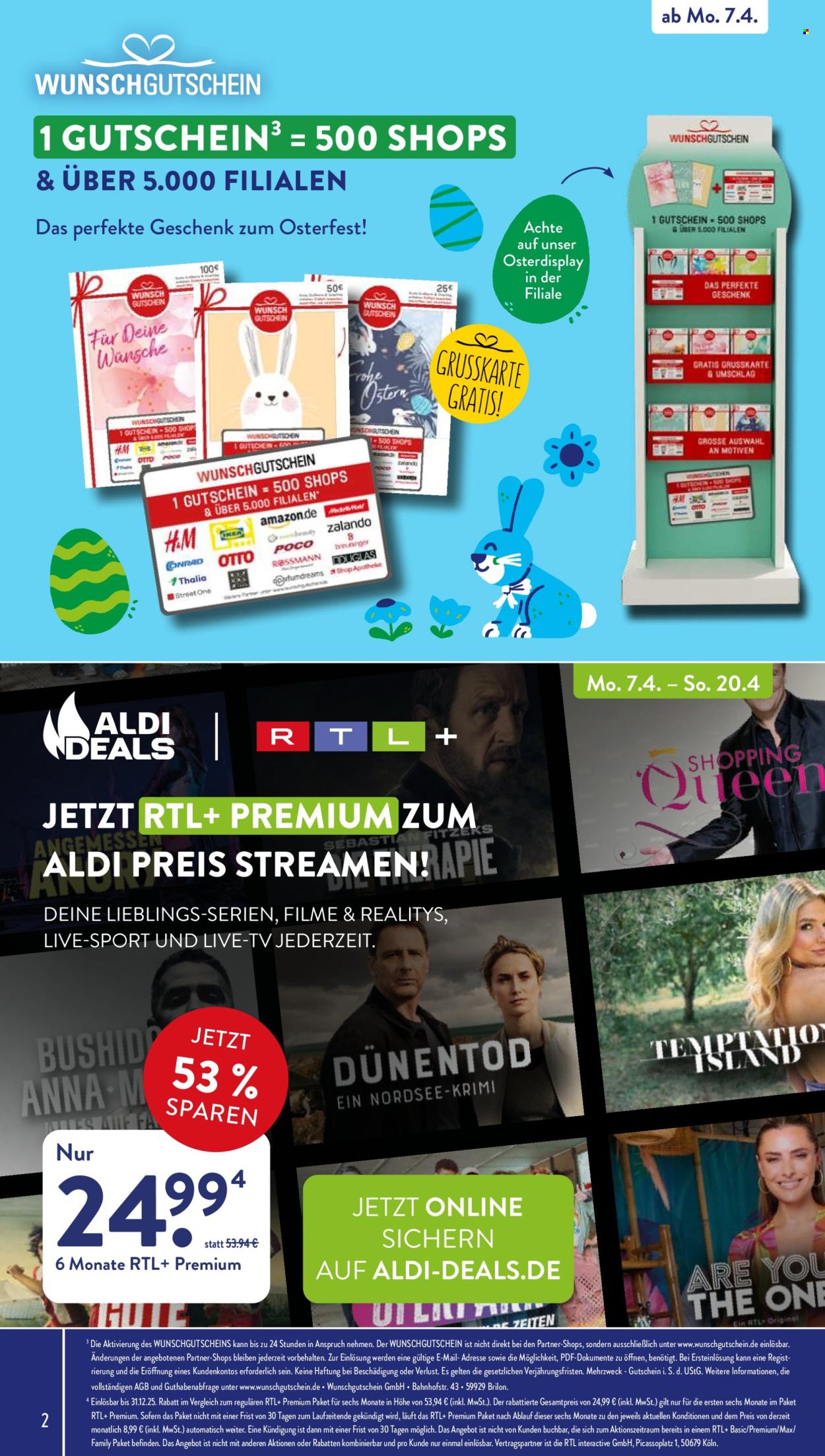 ALDI SÜD Prospekte  - 25.03.2025 - 30.06.2025. Seite 1