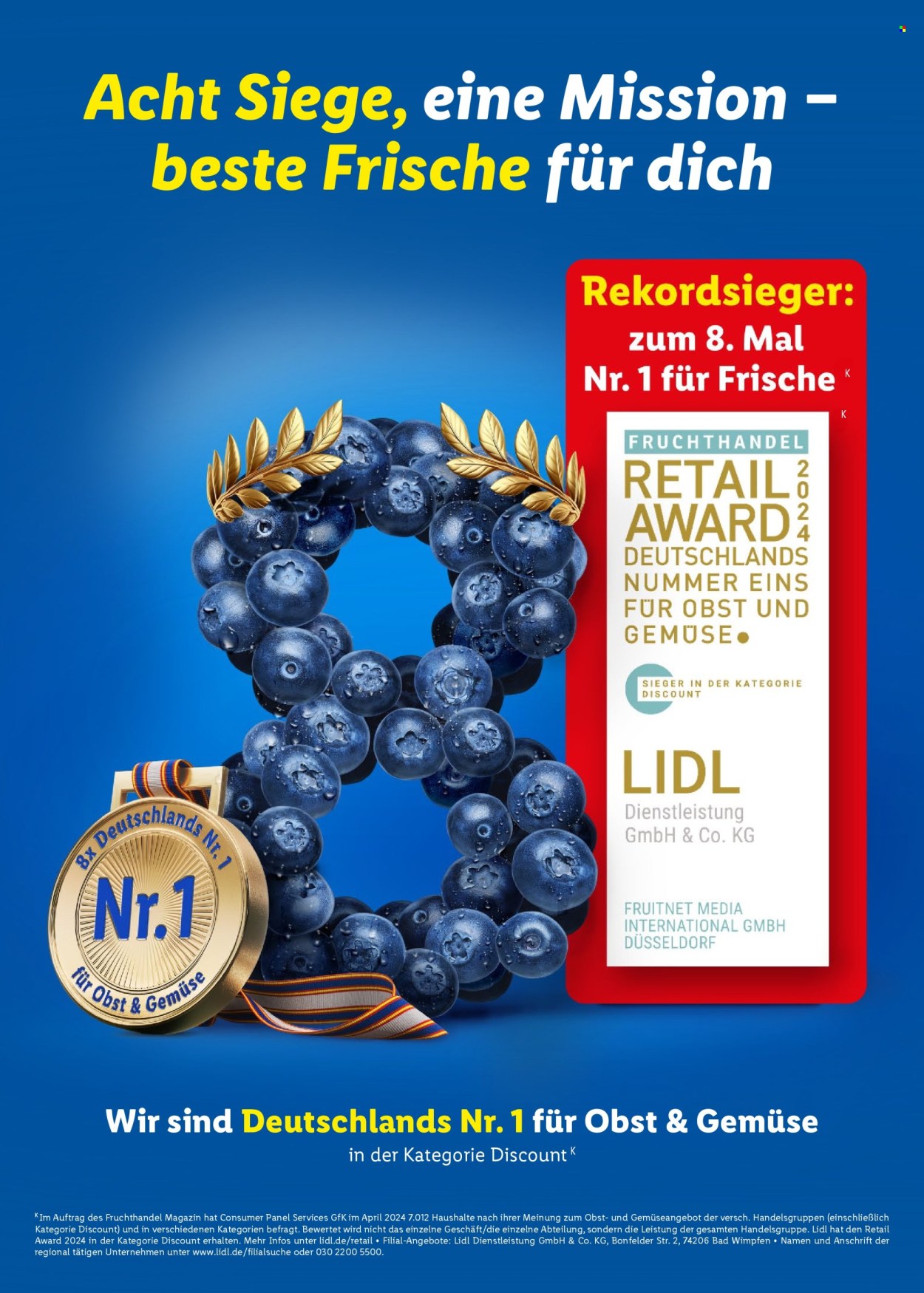 Lidl Prospekte  - 22.04.2025 - 18.05.2025. Seite 1