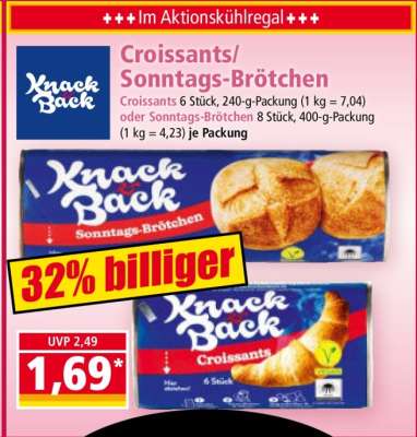 Croissants/ Sonntags-Brötchen