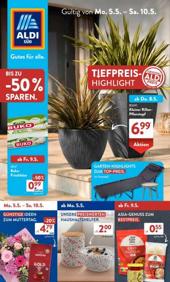 Prospekte ALDI SÜD - 5.05.2025 - 10.05.2025.