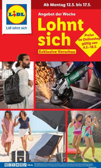 Prospekte Lidl - 12.05.2025 - 17.05.2025.