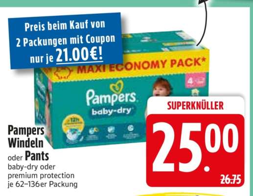 Pampers Windeln oder Pants