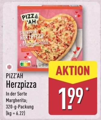 PIZZ'AH Herzpizza
