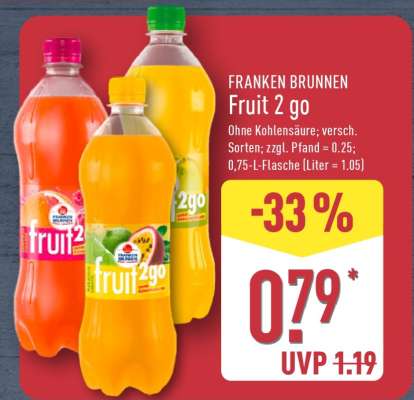 FRANKEN BRUNNEN Fruit 2 go