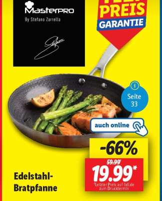 Edelstahl-Bratpfanne