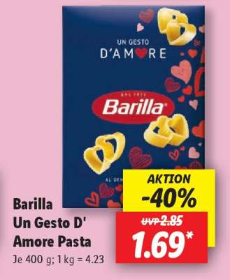 Barilla Un Gesto D' Amore Pasta