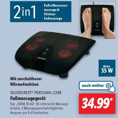 SILVERCREST® PERSONAL CARE Fußmassagegerät