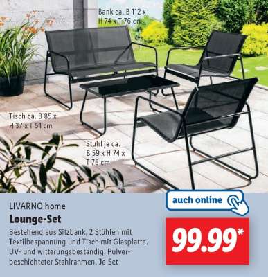 LIVARNO home Lounge-Set