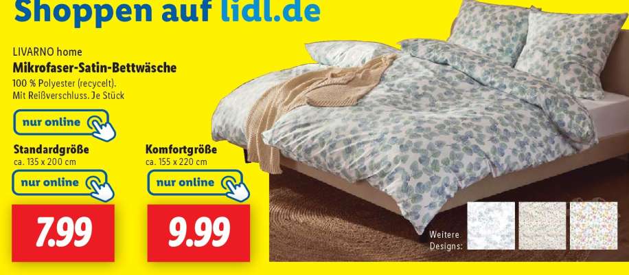 Mikrofaser-Satin-Bettwäsche