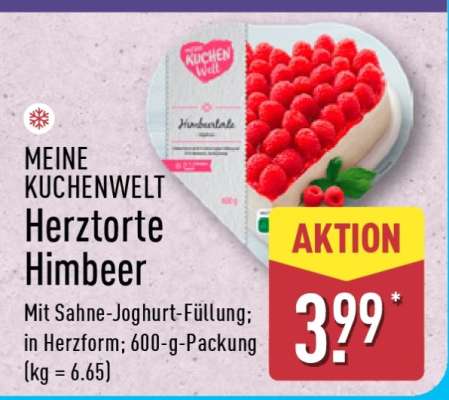 MEINE KUCHENWELT Herztorte Himbeer