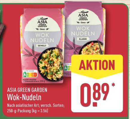 ASIA GREEN GARDEN Wok-Nudeln