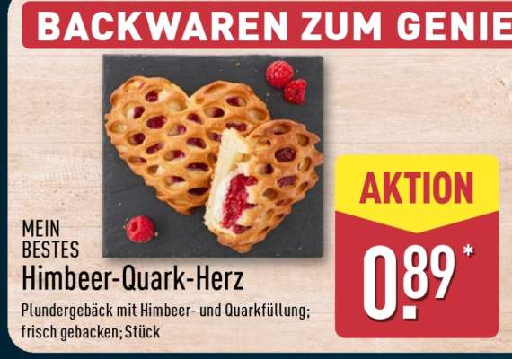 Himbeer-Quark-Herz