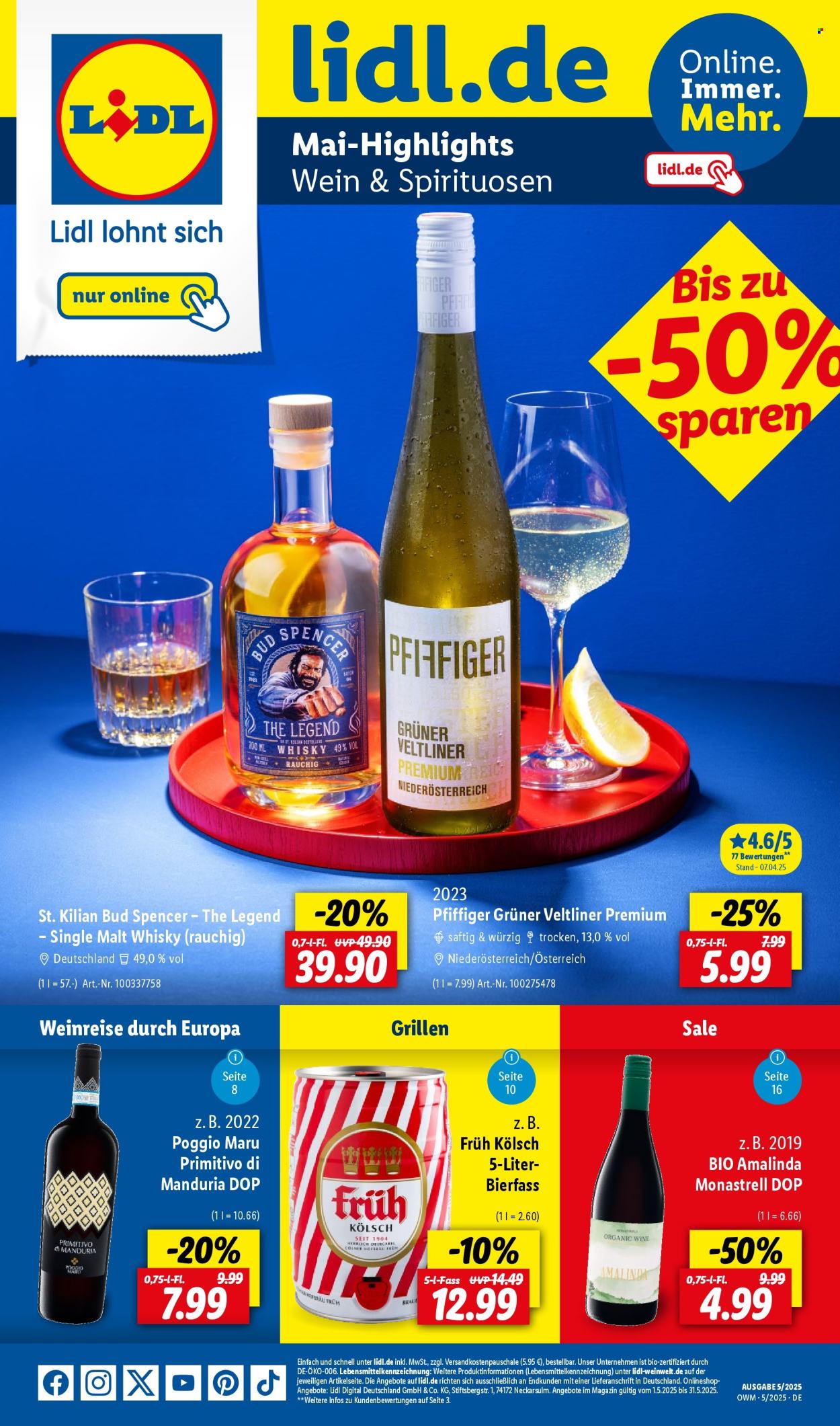 Leták Lidl - 1.5.2025 - 31.5.2025. Strana 1